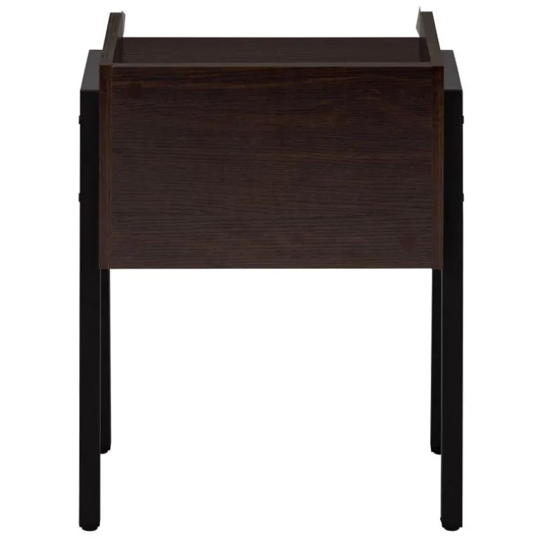 Side table / nightstand - tray top / 1 storage cubby / rectangular - 23"h - e - Monarch