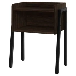 Side table / nightstand - tray top / 1 storage cubby / rectangular - 23
