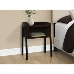 Side table / nightstand - tray top / 1 storage cubby / rectangular - 23