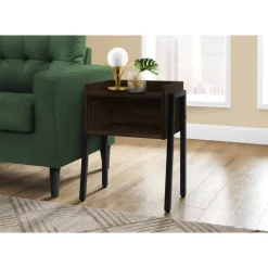 Side table / nightstand - tray top / 1 storage cubby / rectangular - 23