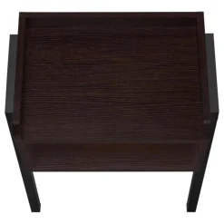 Side table / nightstand - tray top / 1 storage cubby / rectangular - 23