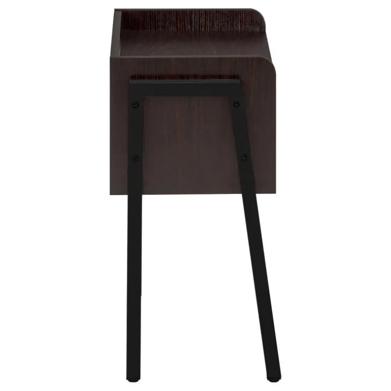 Side table / nightstand - tray top / 1 storage cubby / rectangular - 23"h - e - Monarch