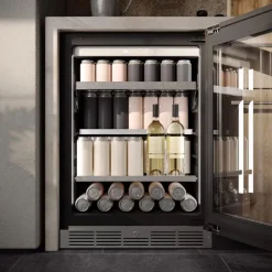 SILHOUETTE 24″ Built-in Beverage Center Stainless 24