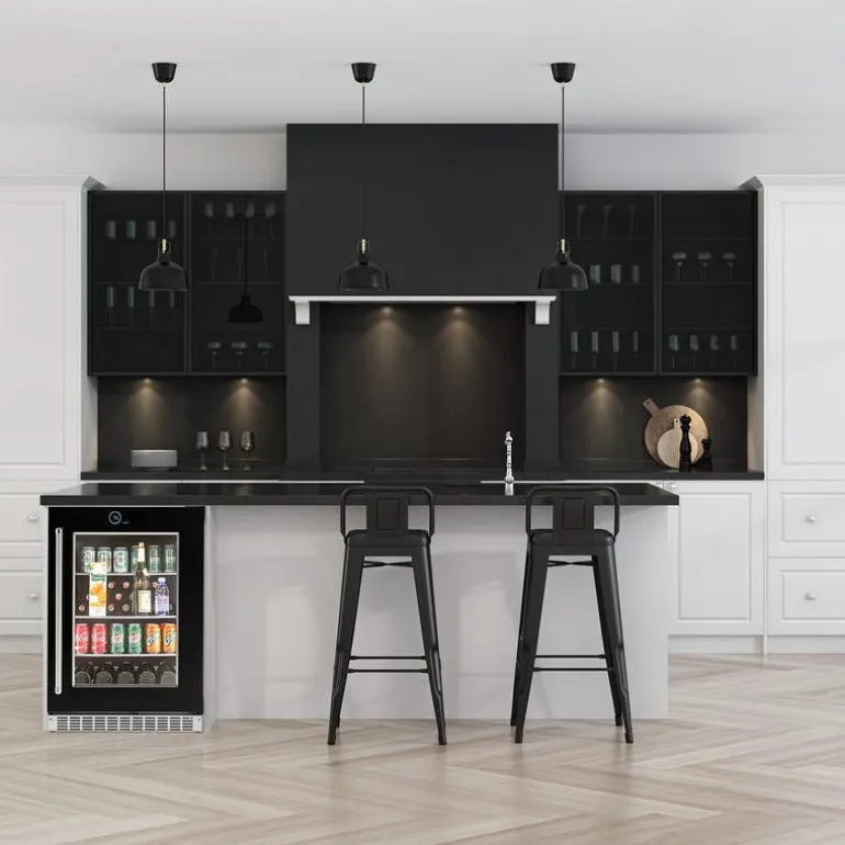 SILHOUETTE 24″ Built-in Beverage Center Black 24" - SRVBC050R