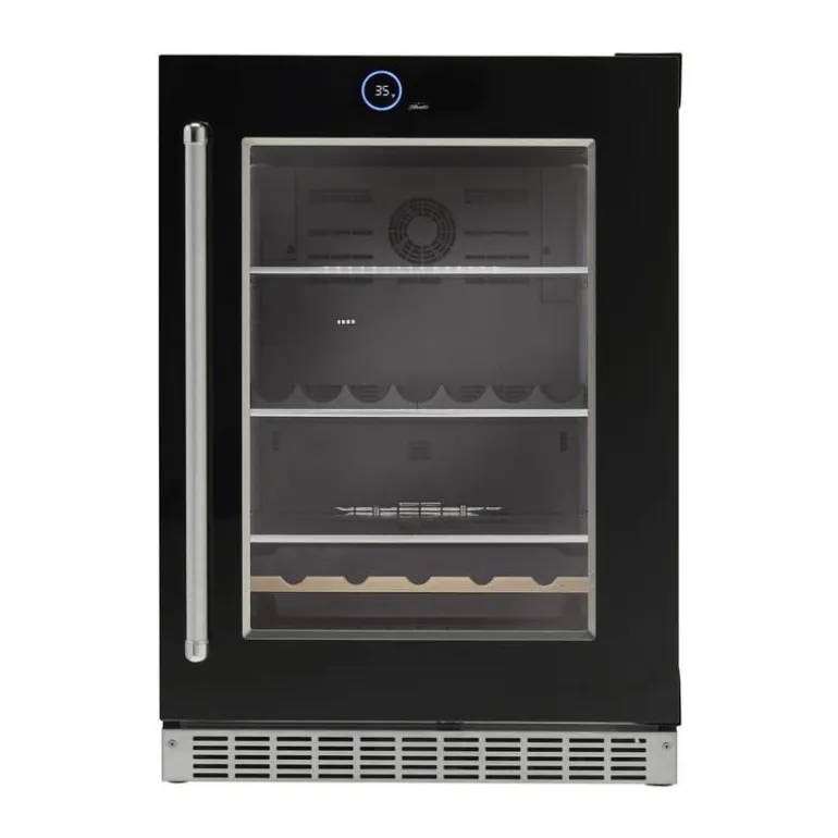 SILHOUETTE 24″ Built-in Beverage Center Black 24" - SRVBC050R
