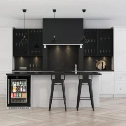 SILHOUETTE 24″ Built-in Beverage Center Black 24