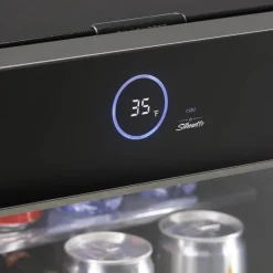 SILHOUETTE 24″ Built-in Beverage Center Black 24" - SRVBC050L-SS