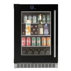 SILHOUETTE 24″ Built-in Beverage Center Black 24" - SRVBC050L-SS