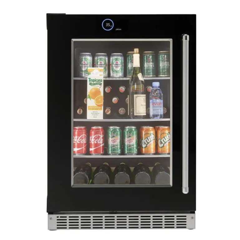 SILHOUETTE 24″ Built-in Beverage Center Black 24" - SRVBC050L-SS