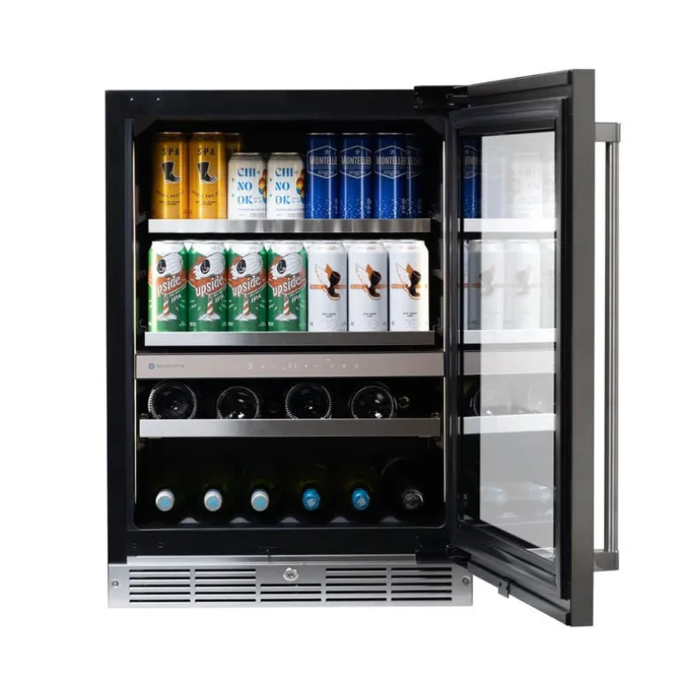 SILHOUETTE 24″ Built-in Wine and Beverage Center Black 24" - SPRWBC052D3S