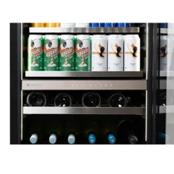 SILHOUETTE 24″ Built-in Wine and Beverage Center Black 24