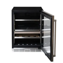 SILHOUETTE 24″ Built-in Wine and Beverage Center Black 24