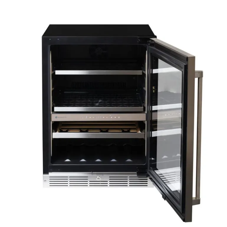 SILHOUETTE 24″ Built-in Wine and Beverage Center Black 24" - SPRWBC052D3S