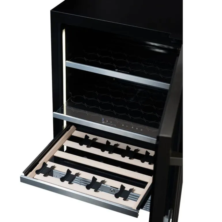 SILHOUETTE 24″ Built-in Wine and Beverage Center Black 24" - SPRWBC052D3S
