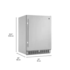 SILHOUETTE 24 In 5,5 Cu ft Refrigerator Stainless Compact - DAR055D1BSSPRO