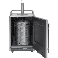 SILHOUETTE 24″ Outdoor Keg Cooler Stainless 24" - DKC055D1SSPR
