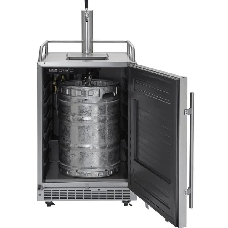 SILHOUETTE 24″ Outdoor Keg Cooler Stainless 24" - DKC055D1SSPR