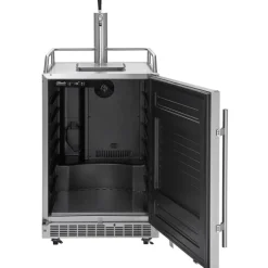 SILHOUETTE 24″ Outdoor Keg Cooler Stainless 24