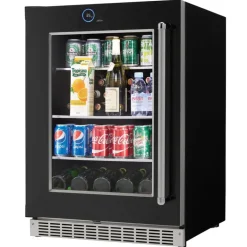 SILHOUETTE Built-in Beverage Center 24 in Black 24