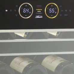 SILHOUETTE Wine Cooler 24 in Black 24" - SRVWC050L-SS