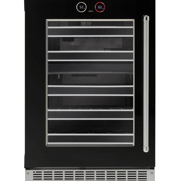 SILHOUETTE Wine Cooler 24 in Black 24" - SRVWC050L-SS