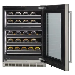 SILHOUETTE Wine Cooler 24 in Black 24