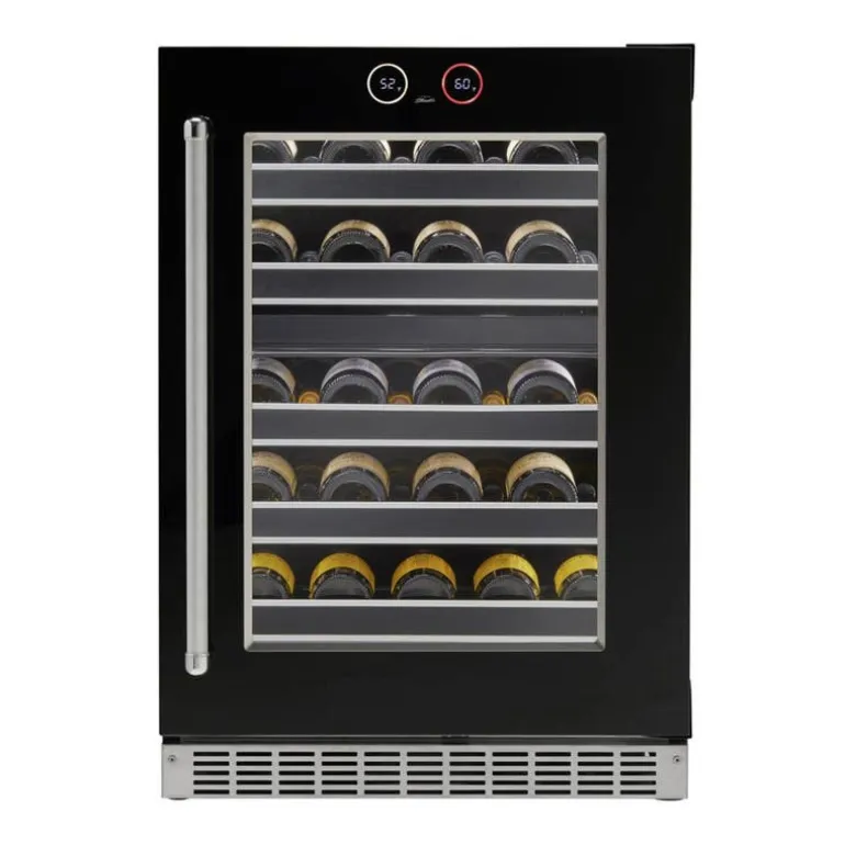 SILHOUETTE Wine Cooler 24 in Black 24" - SRVWC050R-SS