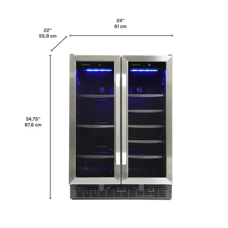 SILHOUETTE Wine Cooler Stainless 24" - SBC051D1BSS