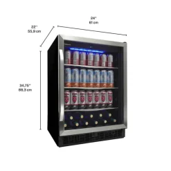 SILHOUETTE Wine Cooler Stainless 24