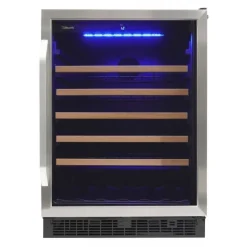 SILHOUETTE Wine Cooler Stainless 24" - SWC057D1BSS