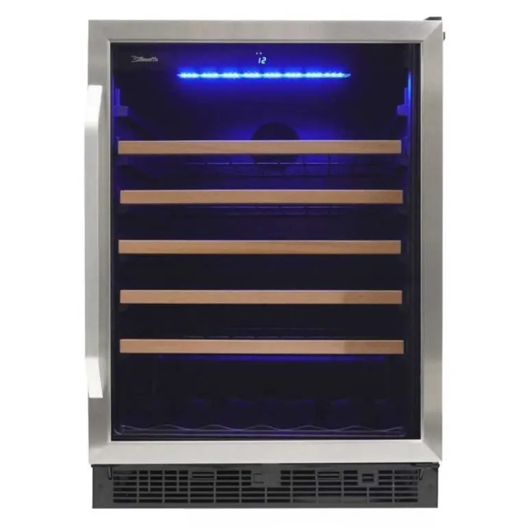 SILHOUETTE Wine Cooler Stainless 24" - SWC057D1BSS