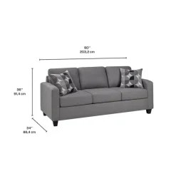 Sleeper Sofa - Charcoal Grey