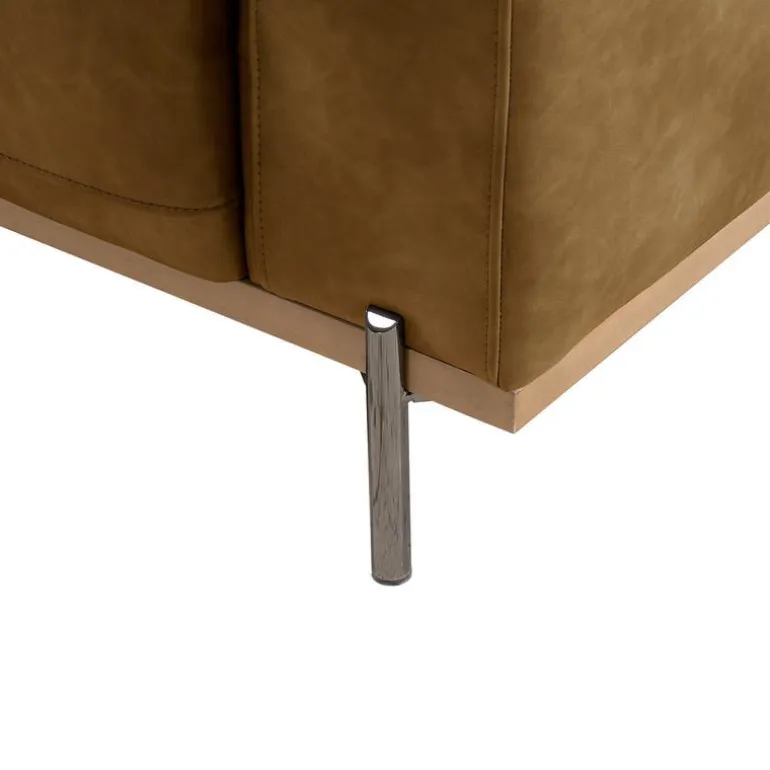 Sofa with Deep Seating - Brown