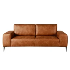 Sofa with Deep Seats and Square Armrests