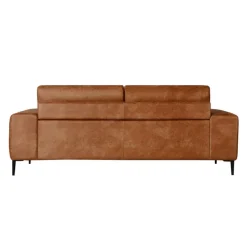 Sofa with Deep Seats and Square Armrests