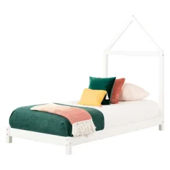Solid Wood Bed With House Frame Headboard 39'' - South Shore