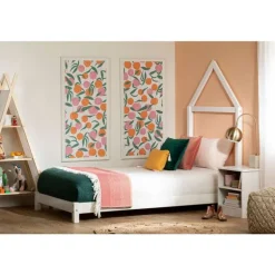 Solid Wood Bed With House Frame Headboard 39'' - South Shore