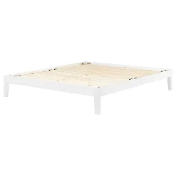 Solid Wood King Platform Bed (78") - South Shore