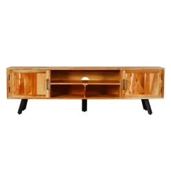 Solid Wood TV Stand - 70"