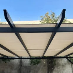 Steel Pergola 10' x 13' - Beige