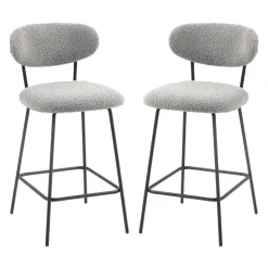 Stools (Set of 2) - Grey