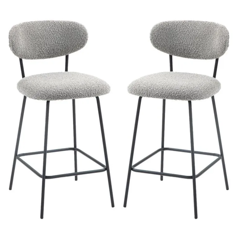 Stools (Set of 2) - Grey