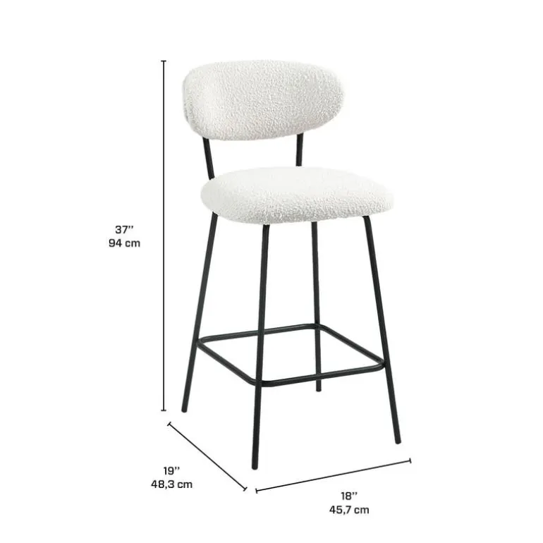 Stools (Set of 2) - White