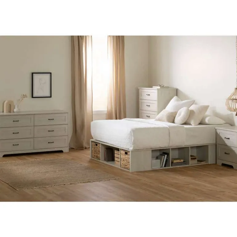 Storage Bed with Baskets (54") - South Shore