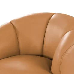 Swivel Accent Armchair - Caramel