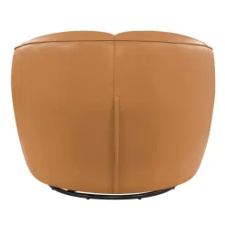 Swivel Accent Armchair - Caramel