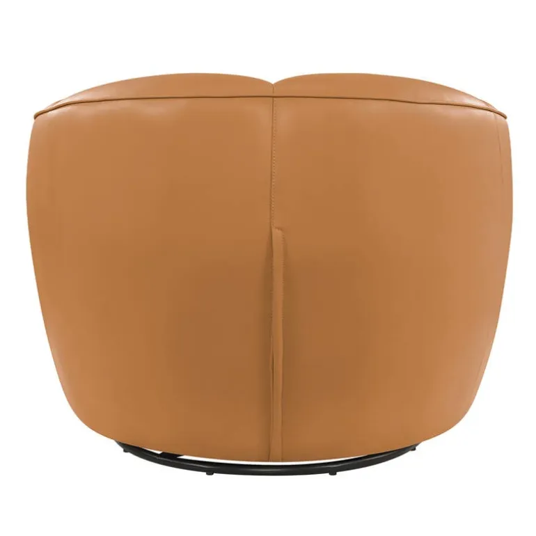 Swivel Accent Armchair - Caramel