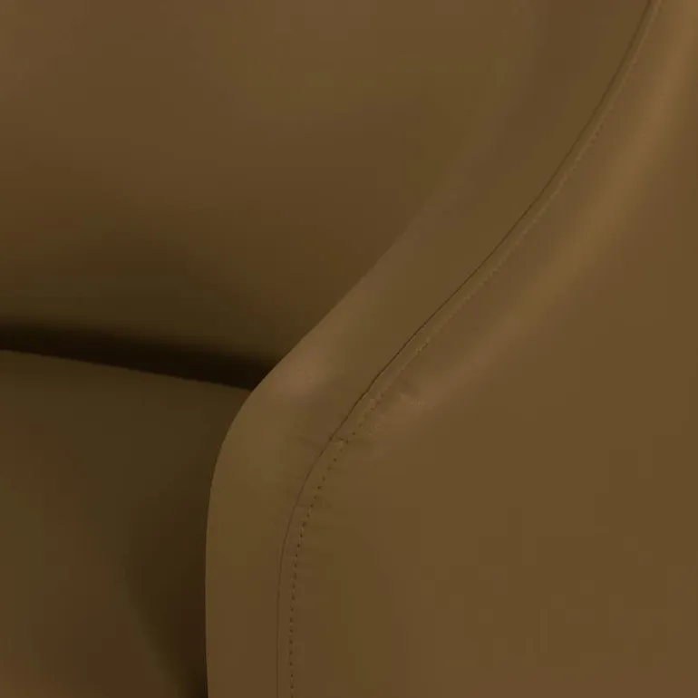 Swivel Accent Armchair - Caramel