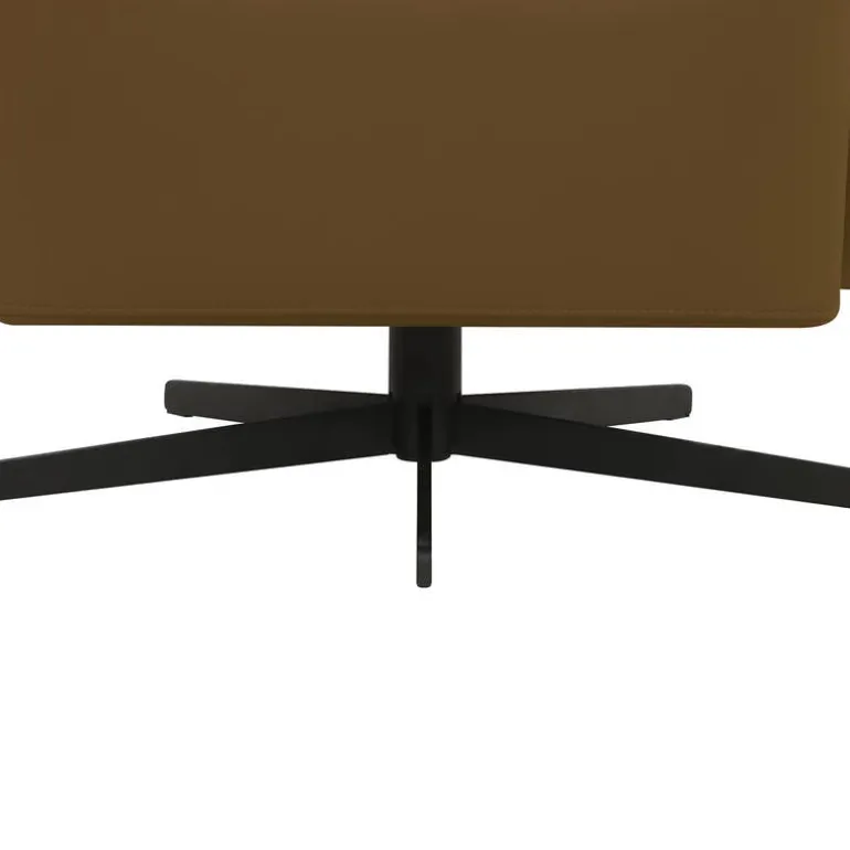 Swivel Accent Armchair - Caramel