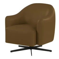 Swivel Accent Armchair - Caramel